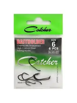 Крючок BAITHOLDER # 6 (3 пакетика) Catcher 158125916 купить за 228 ₽ в интернет‑магазине Wildberries