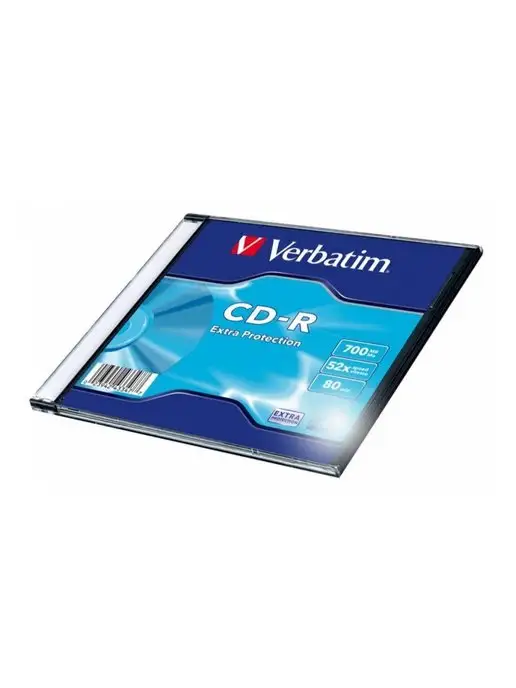 Verbatim Диск CD-R Extra Protection, 700 Mb, 52х, Slim Case(5 шт), 5 шт, фото 5