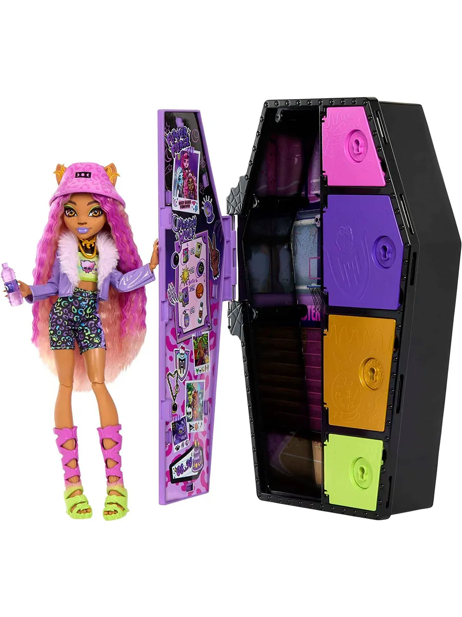 Monster High Игровой набор для студенческой гостиной. мебель и аксессуары. кукла