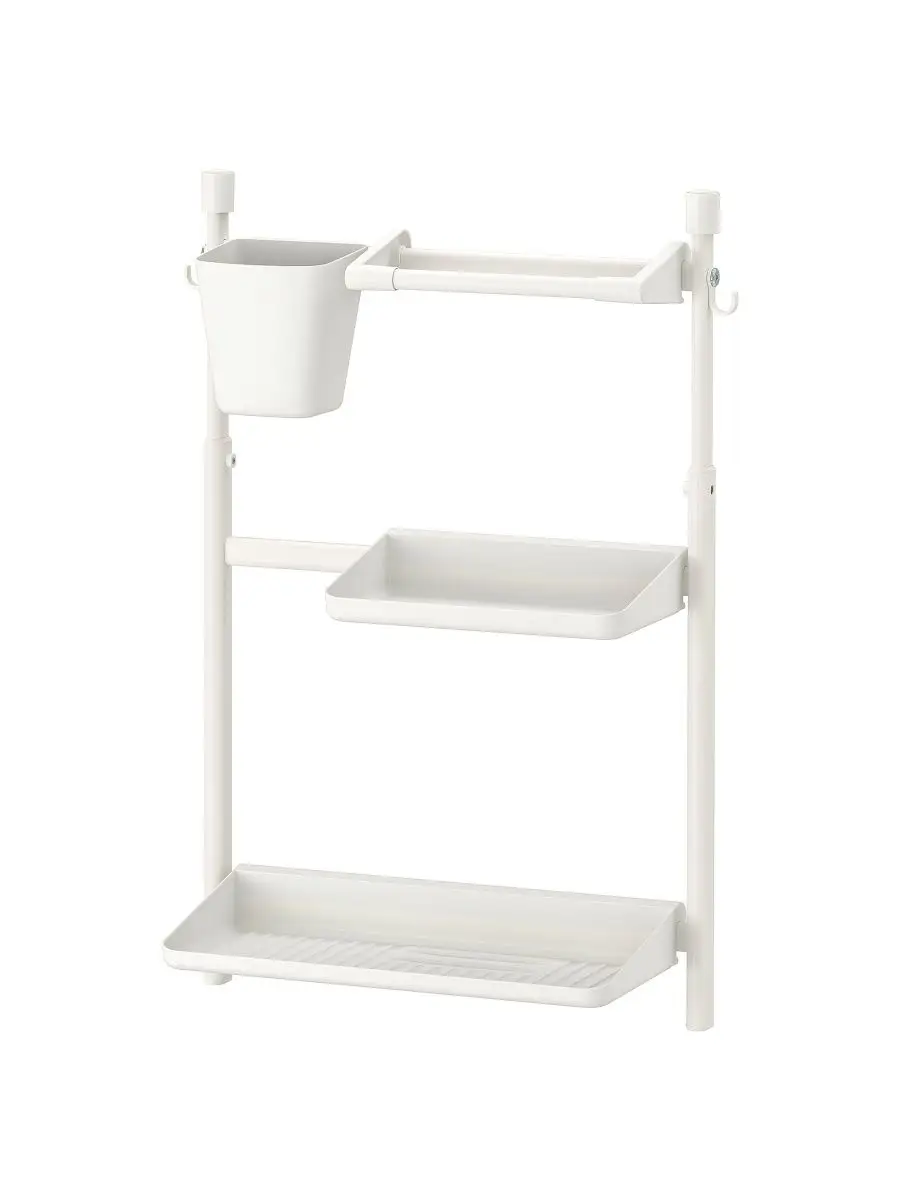 Sunnersta adjustable rack with hooks sale