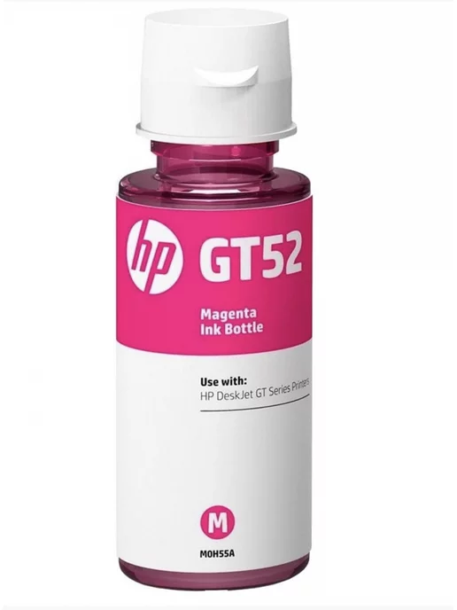 HP GT52 M0H54AE Оригинал, чернила голубой (Cyan), M0H55AE картридж пурпурный Magenta, фото 2