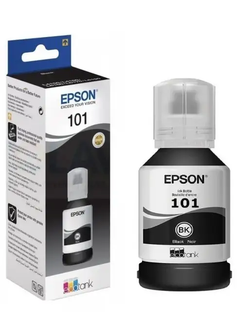 Epson 101 черный Оригинальные Epson 101 (C13T03V14A), черный (Black)