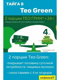 TEO GREEN тео грин пребиотики для кишечника клетчатка Tayga8