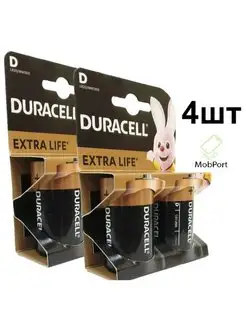 Батарейка DURACELL D LR20 4 шт MobPort 158230219 купить за 680 ₽ в интернет-магазине Wildberries