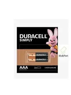 Батарейки DURACELL AAA (LR03), 2 шт MobPort 158250461 купить за 124 ₽ в интернет-магазине Wildberries