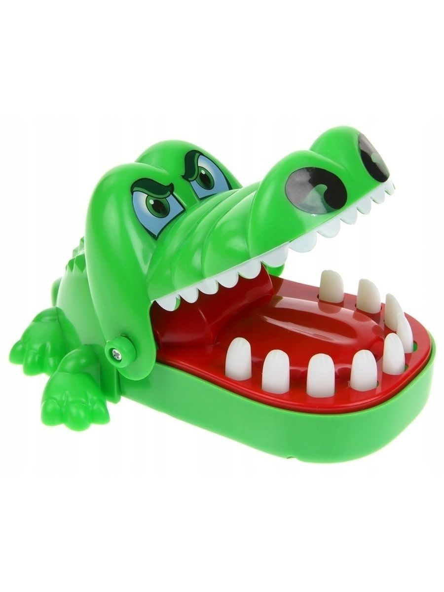 Крокодил нажимать на зубы. Крокодил Зубастик. Зеленый Зубастик. Игрушка дантист Зубастик динозавр. Крокодил открывает пасть игрушка.