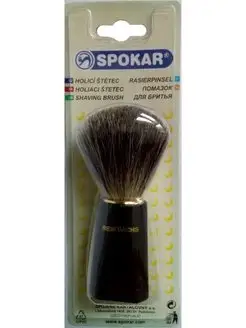 Помазок для бритья, щетина барсука 8315 166 P, черная ручка SPOKAR 158366437 купить за 751 ₽ в интернет-магазине Wildberries