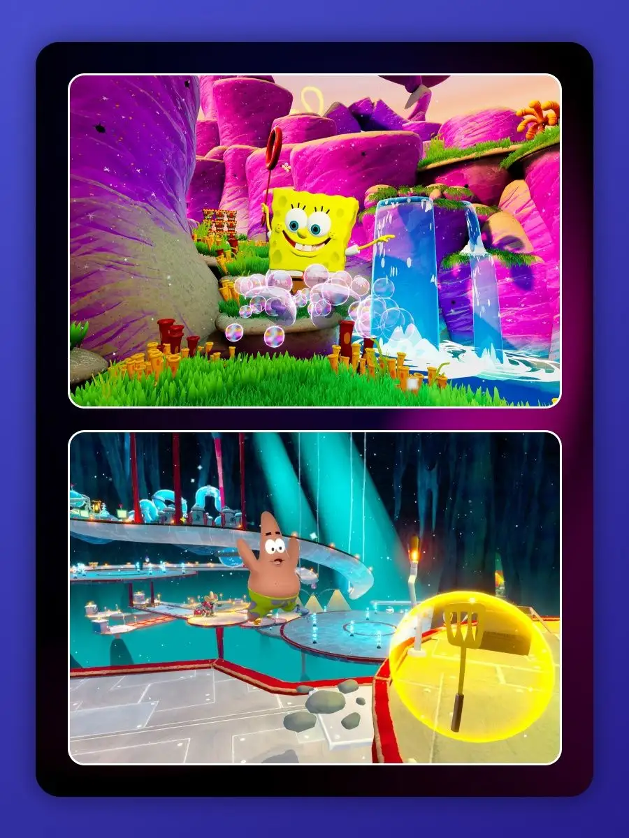 SpongeBob SquarePants battle for bikini/Игра для PS4 PlayStation 158369854  купить в интернет-магазине Wildberries