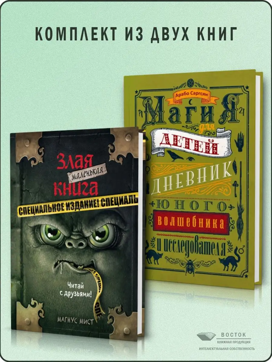 Маленькая злая книга+ Магия для детей Дом Книги 158410126 купить в  интернет-магазине Wildberries