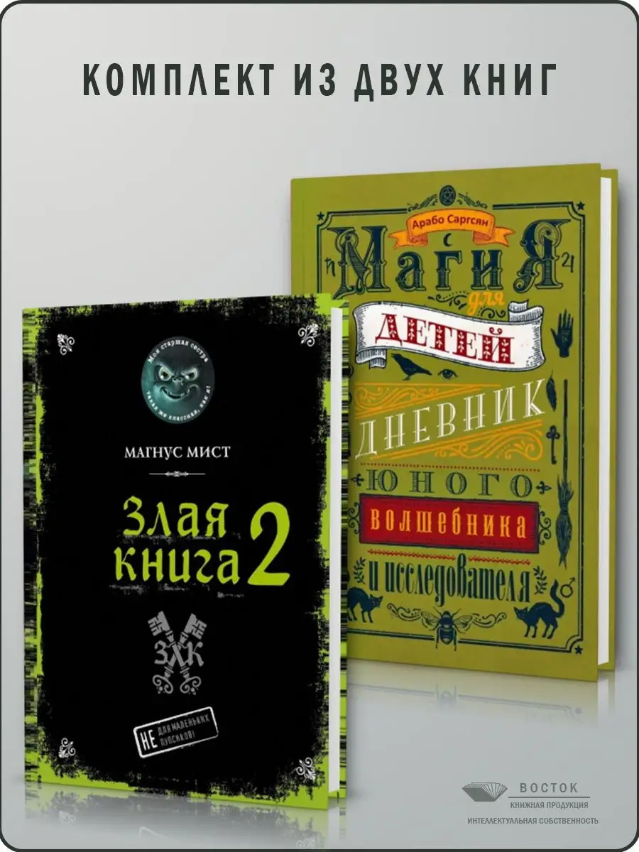 Злая книга 2+ Дневник юного волшебника и исследователя Дом Книги 158410132  купить в интернет-магазине Wildberries