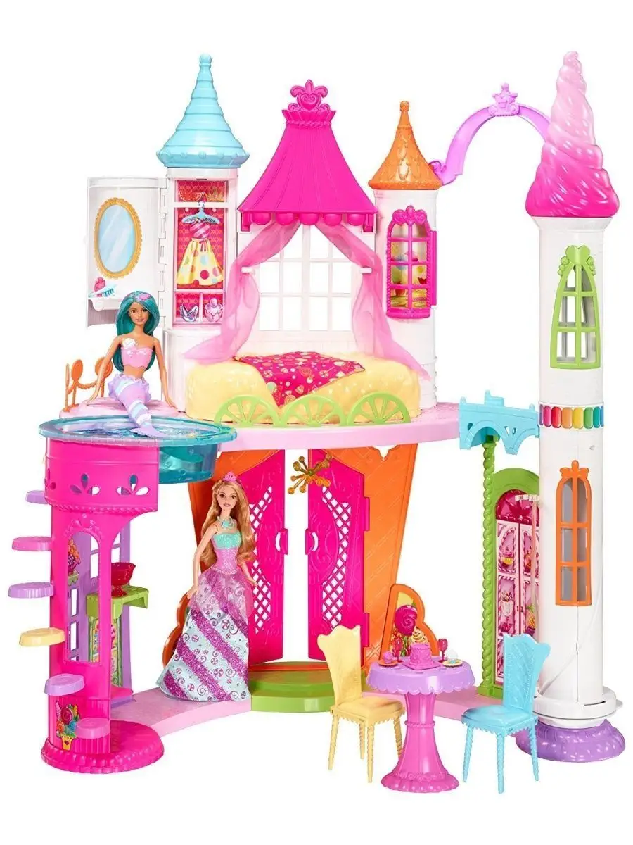 Barbie Конфетный дворец Mattel 158419750 купить в интернет-магазине  Wildberries