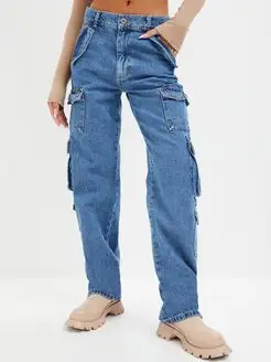 Джинсы карго Zara 158429211 купить за 2 026 ₽ в интернет-магазине Wildberries