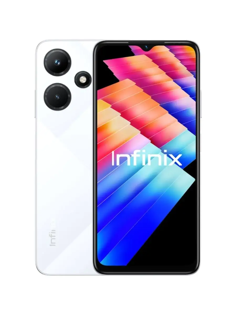 Смартфон Infinix Hot 30i 4/64GB Diamond White Infinix 158528390 купить в  интернет-магазине Wildberries