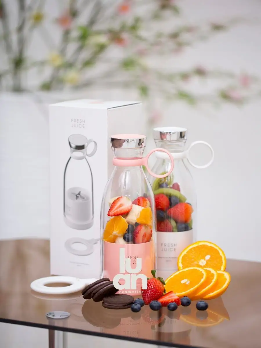 Портативный мини блендер для смузи бутылка для коктейлей Fresh Juice  158594548 купить в интернет-магазине Wildberries