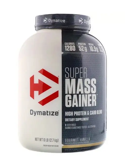 Dymatize Гейнер Super Mass Gainer, 2700 г - Изысканная ваниль