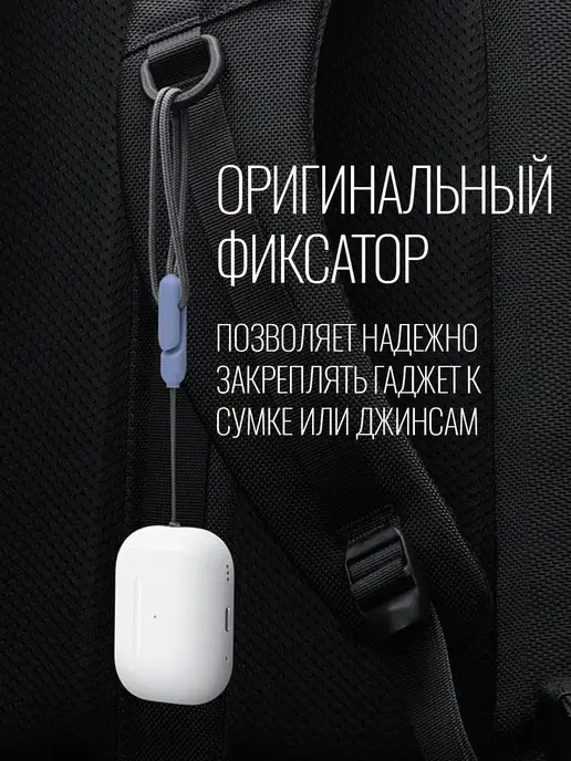 Luxury Acces Шнурок для телефона на руку 14 см нейлоновый, голубой, фото 4
