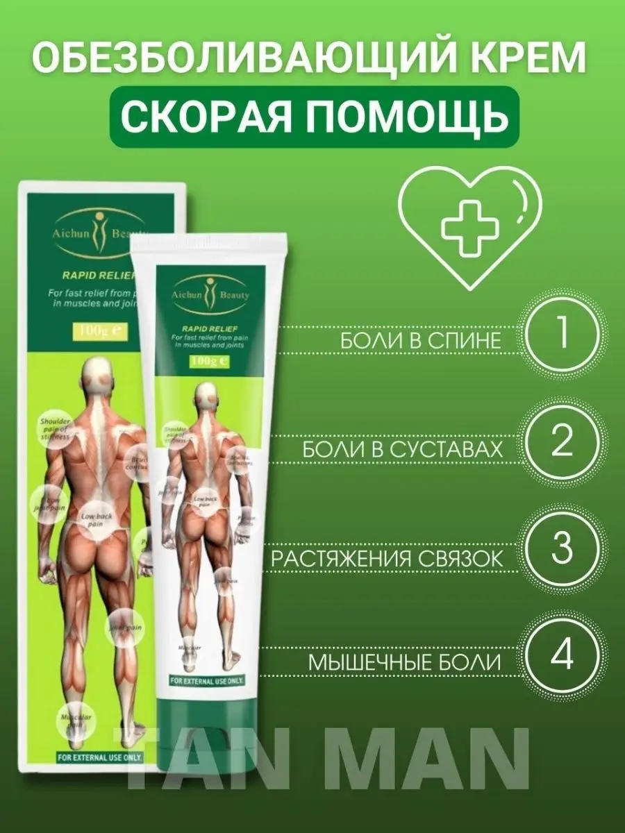 Гель-бальзам от боли суставов и мышц