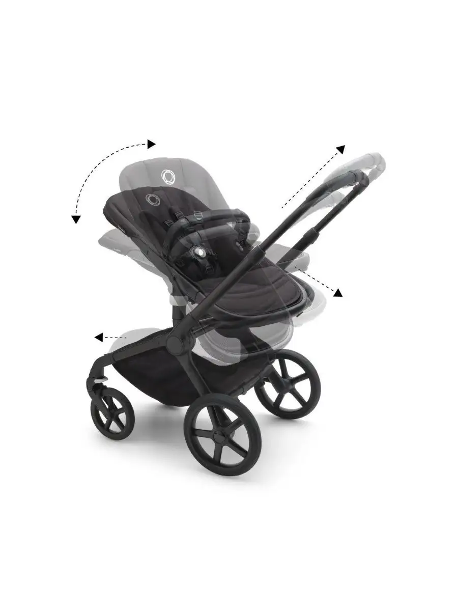 Bugaboo Fox 5 Black Grey melange Grey melange Bugaboo Fox 158613656 149 600 Wildberries