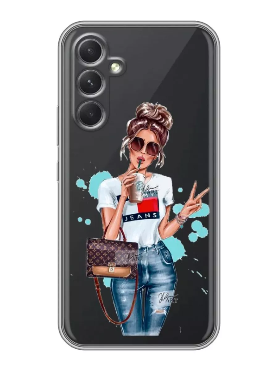 Прозрачный чехол на Samsung Galaxy A54 5G/Гэлакси А54 5Ж Case Face  158694449 купить за 169 ₽ в интернет-магазине Wildberries