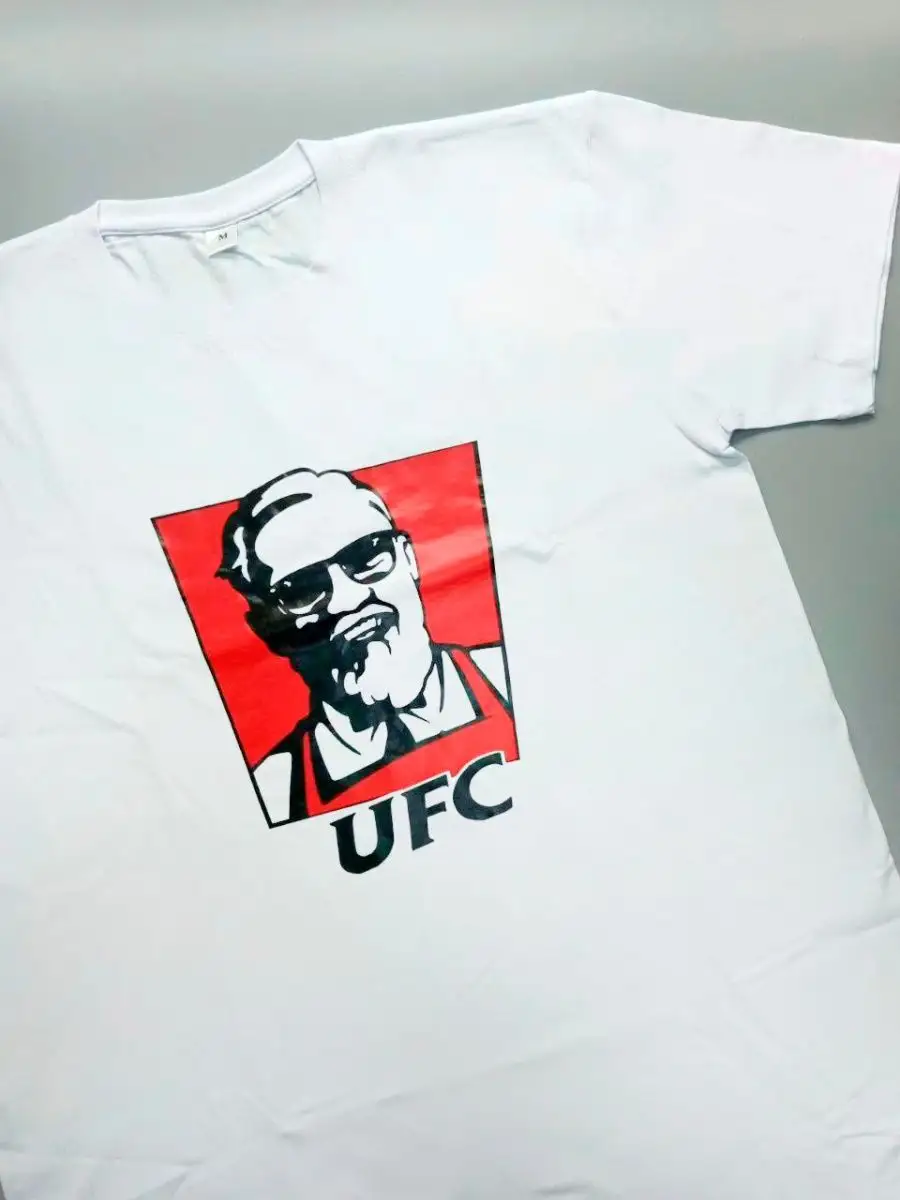 Белая футболка оверсайз с надписью принт KFS UFC мма Футболки Аниме  оверсайз Sharp&Shop 158734950 купить за 2 338 ₽ в интернет-магазине  Wildberries