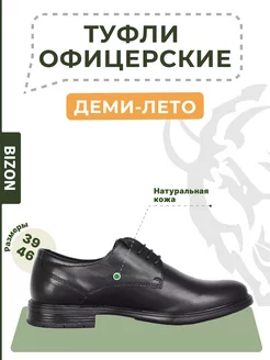 Туфли мужские кожаные/ Туфли офицерские Bizon 158735291 купить за 2 632 ₽ в интернет-магазине Wildberries