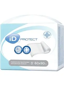 Пеленки одноразовые впитывающие iD PROTECT EXPERT 30шт. iD 158737669 купить за 711 ₽ в интернет-магазине Wildberries