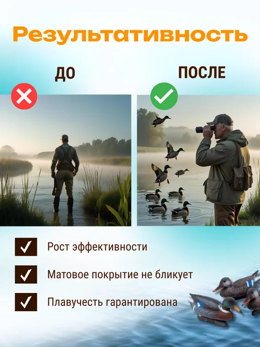 Дикий Гид Чучела уток для охоты, вариант, фото 6