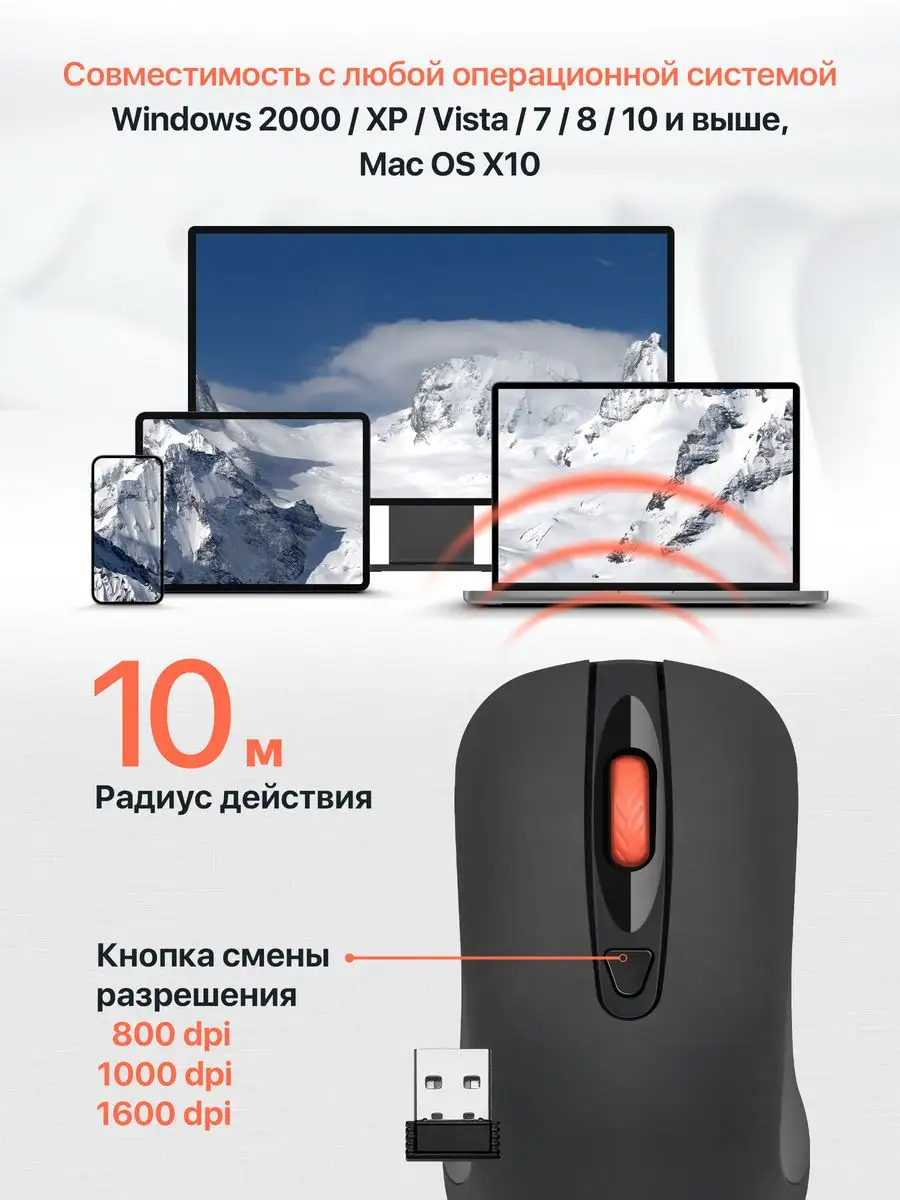 Мышь компьютерная беспроводная Nexus MS-195, тихая Defender 158757518  купить за 450 ₽ в интернет-магазине Wildberries