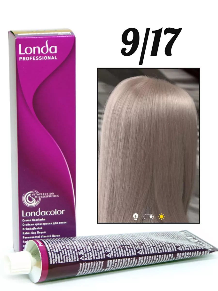 Londacolor 9/17 Стойкая крем-краска для волос Londa Professional 158802483  купить за 526 ₽ в интернет-магазине Wildberries