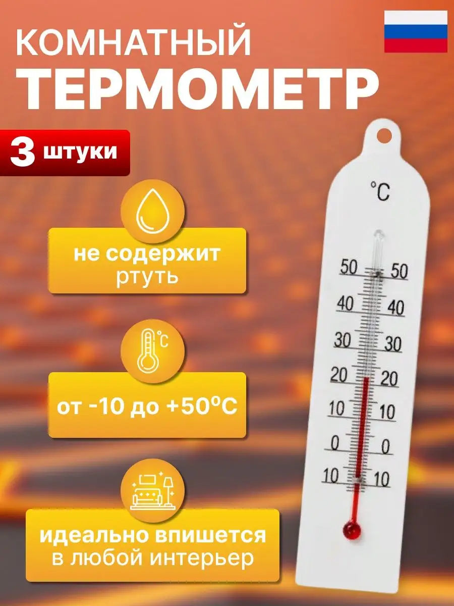 Термометр комнатный настенный для дома