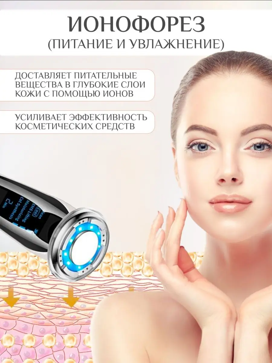 Массажер для лица микротоковый RF лифтинг INCOOL Beauty 158886460 купить в  интернет-магазине Wildberries