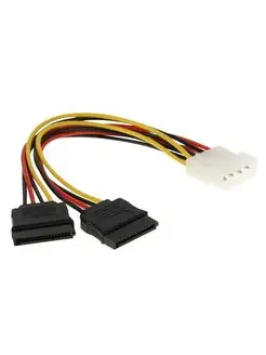 Переходник питания Molex на 2 x SATA GCR 158944542 купить за 444 ₽ в интернет-магазине Wildberries