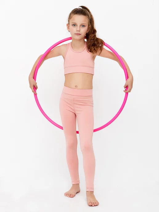 MR brand Спортивная короткая майка топ бра, розовый, фото 3