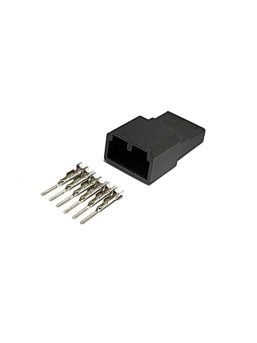 Колодка 6 контактная штырьевая без провода AX6426S