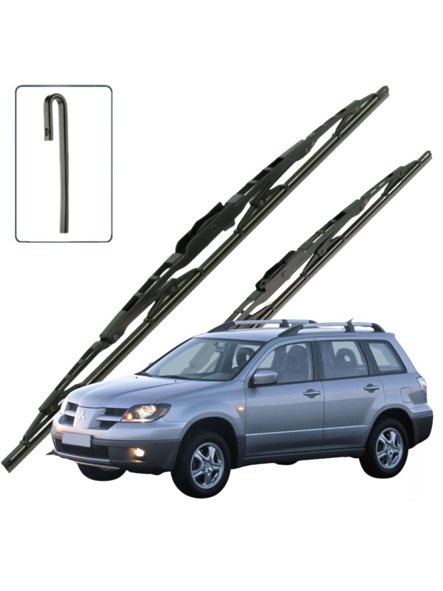 Дворники на аутлендер. Mitsubishi Outlander 2003. Mitsubishi Outlander 2004. Щетка каркасная Mitsubishi Pajero 4 водительская.