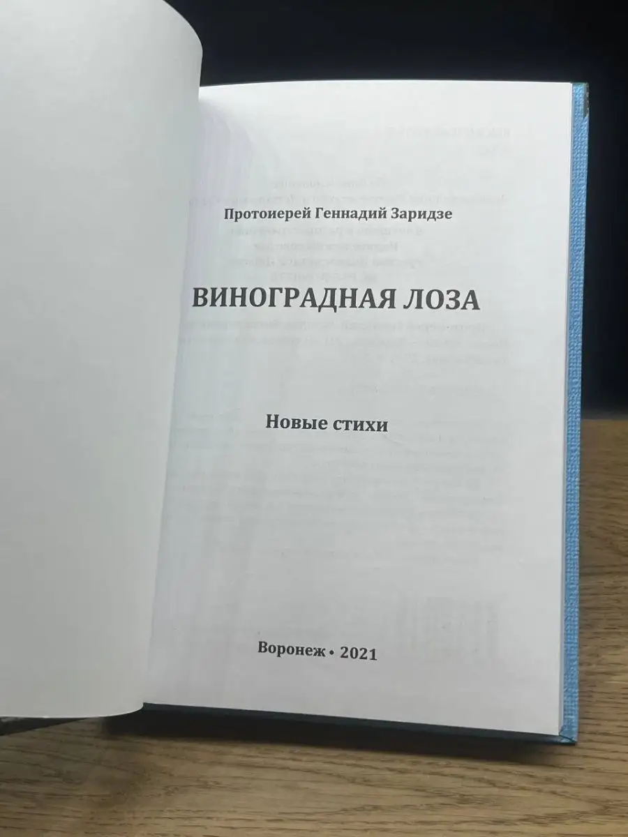 Виноградная лоза. Новые стихи Воронеж 159095451 купить за 384 ₽ в  интернет-магазине Wildberries