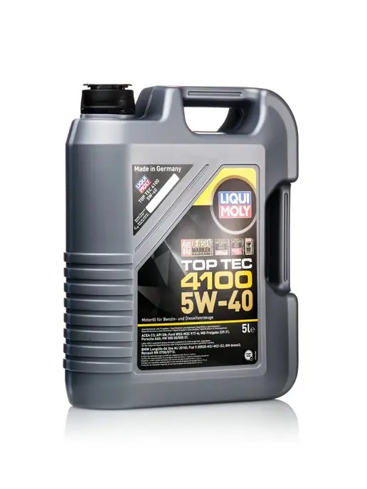 Liqui Moly HC-синтетическое моторное масло TOP TEC 4100 5W-40 5л