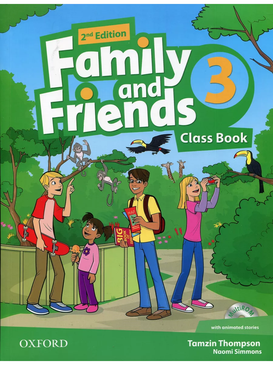 Family and Friends 3 (комплект Class book+Workbook+2СD) Oxford University  Press 159141129 купить за 756 ₽ в интернет-магазине Wildberries