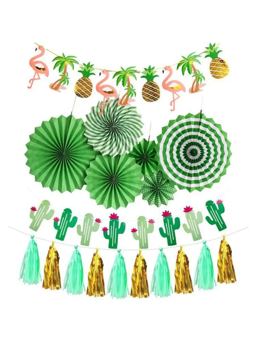 Оформление гавайской вечеринки - Планета шаров