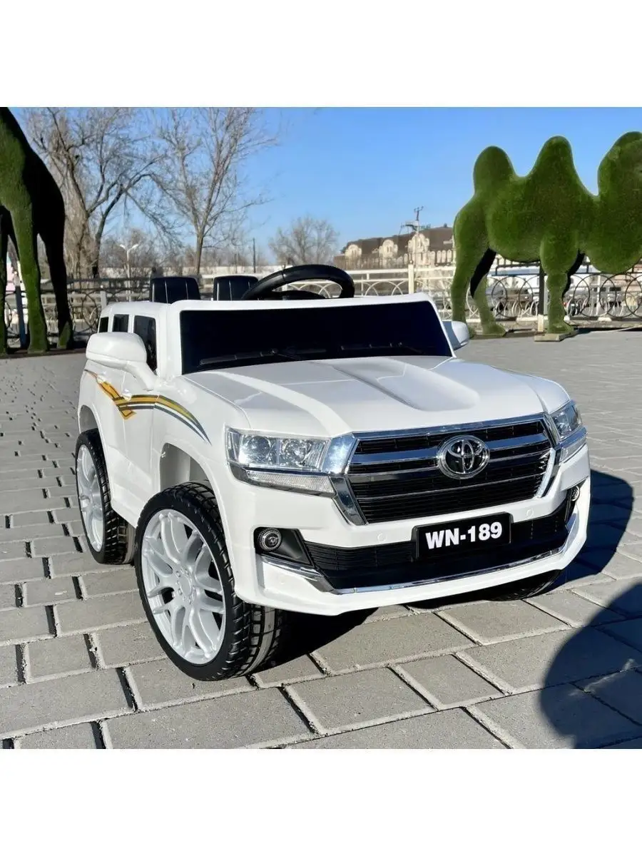 Электромобиль детский машина Toyota Land Cruiser 200 ASELSP 159164475 купить  за 13 153 ₽ в интернет-магазине Wildberries