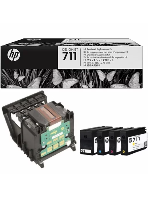 HP C1Q10A Оригинальная печатающая головка 711, вариант, фото 5