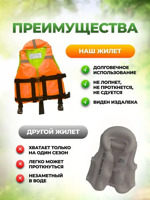 PANTORIUM Детский спасательный жилет для рыбалки, желтый, фото 6