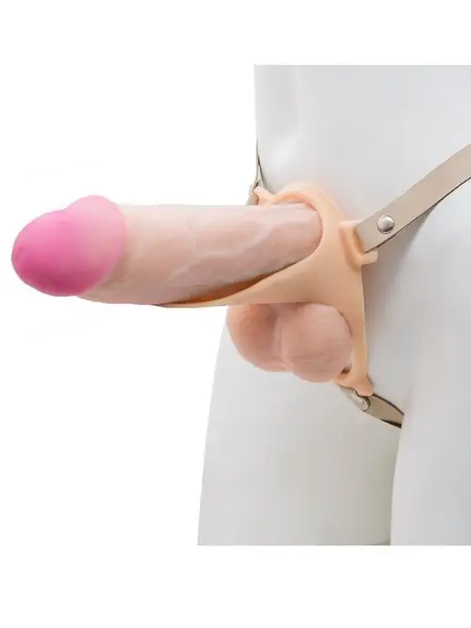 ToyForFun Мужской эректор поддерживающий пенис 4.5см, бежевый, фото 2