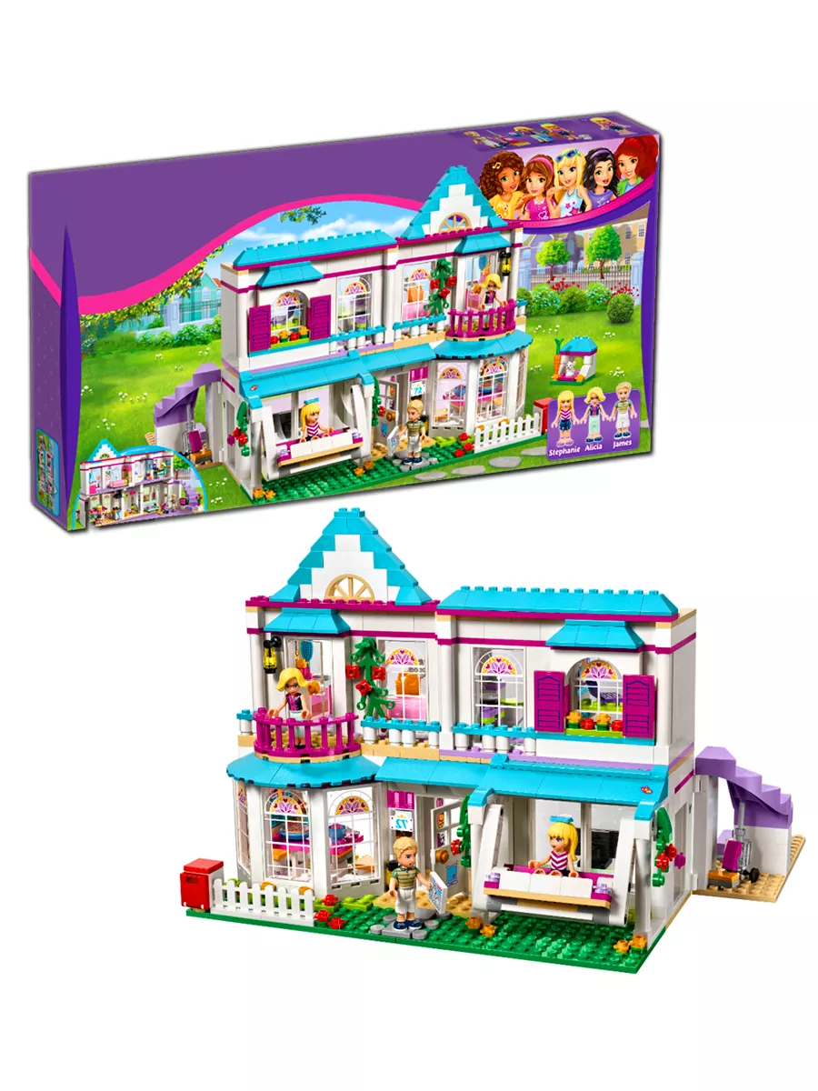 Friends Дом Стефани и фигурки герои LEGO 159228384 купить за 2 309 ₽ в  интернет-магазине Wildberries