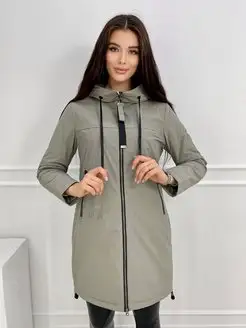 Куртка женская осенняя теплая удлиненная H&L Fashion 159293674 купить за 4 509 ₽ в интернет-магазине Wildberries