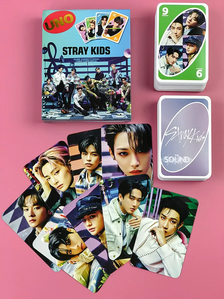 K-pop игра UNO Stray kids, карты Уно Стрэй кидс FanLab 159304934 купить в  интернет-магазине Wildberries