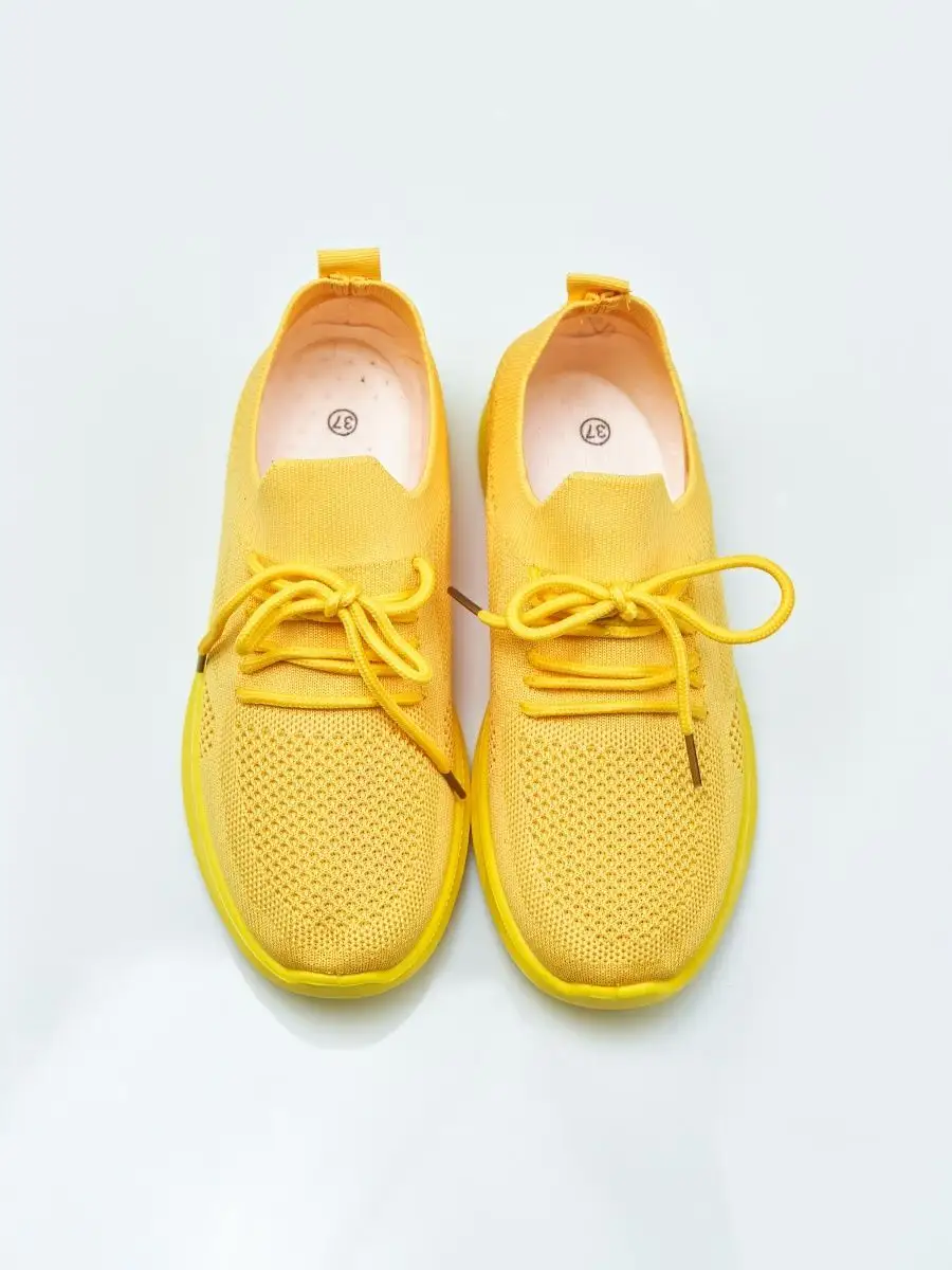 Yellow on sale comfort shoes