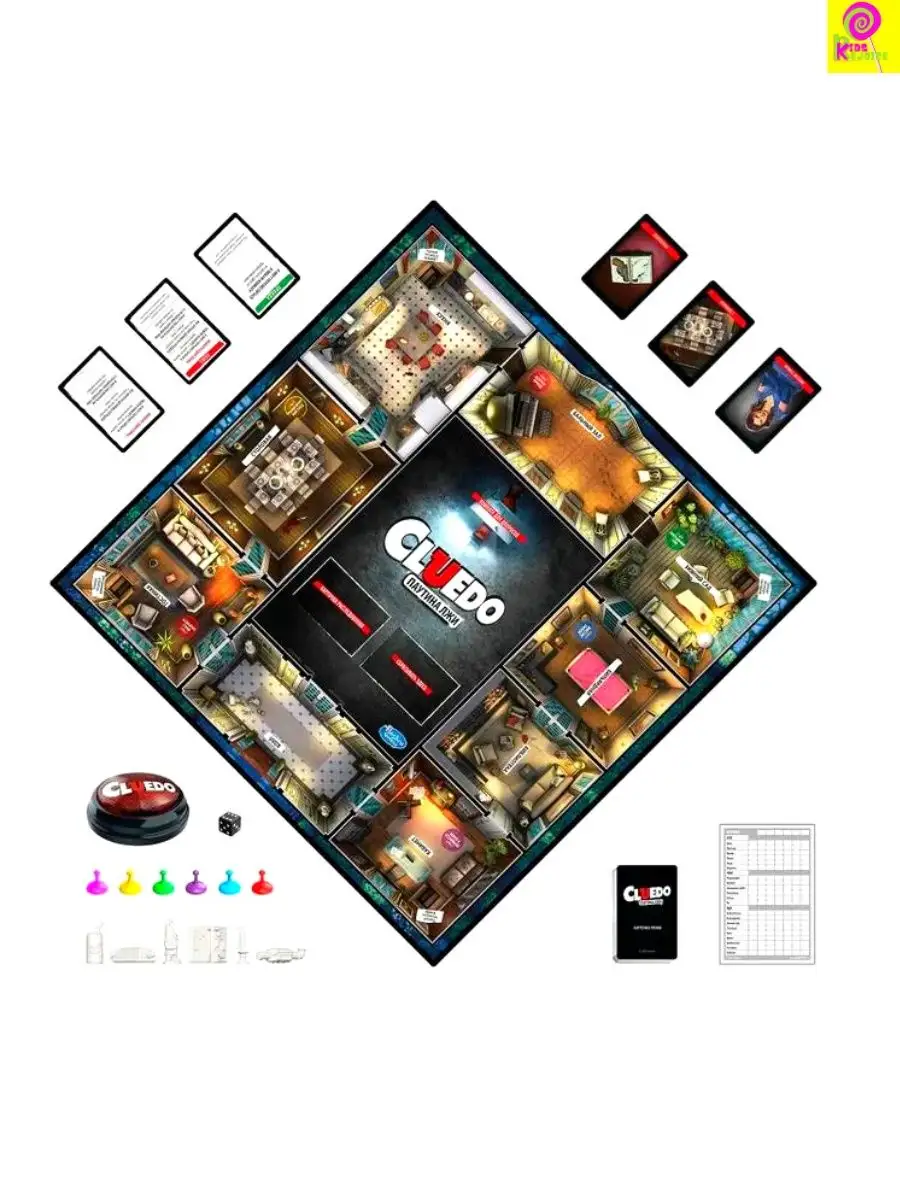 Игра настольная Cluedo Клуэдо Жулики Hasbro игры E97791 Hasbro Games  159389701 купить за 2 099 ₽ в интернет-магазине Wildberries