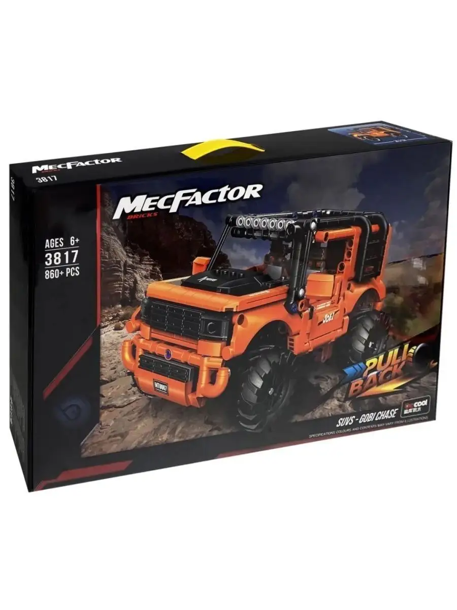 Конструктор MecFactor Внедорожник /860 деталей/3817 Конструктор DeCool  159414156 купить за 3 406 ₽ в интернет-магазине Wildberries