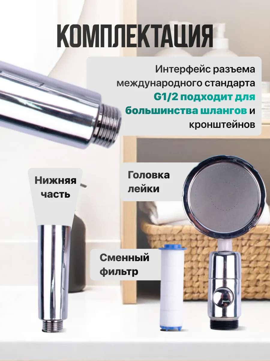 Лейка для душа с турбо вентилятором Насадка для душа купить по цене 258 ...